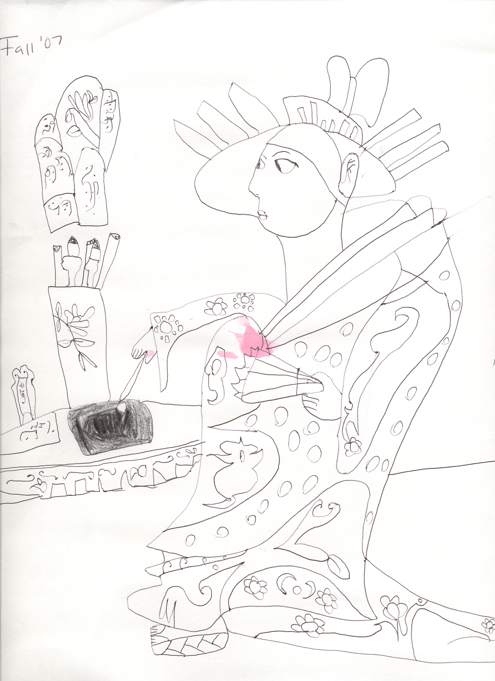 AsianLadies/Chinese_lady_writing.jpg