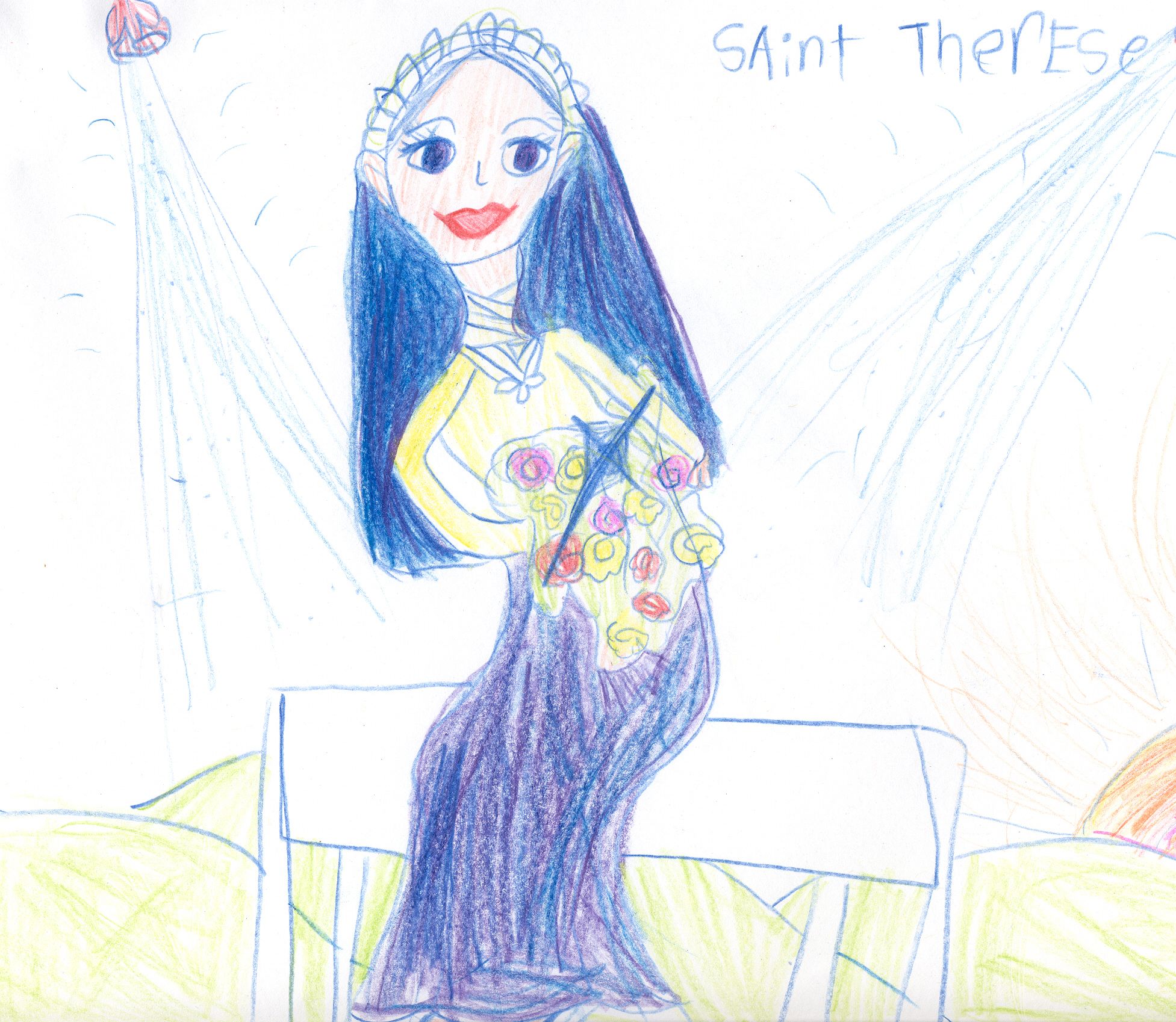 RecentArtIV/Saint_Theresa_holding_roses.jpg
